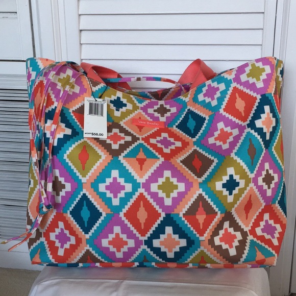 Vera Bradley Handbags - Vera  Bradley Drawstring Family Tote XLG More!!!